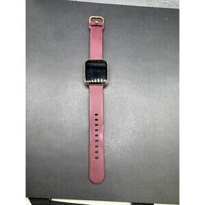 iTouch Air 3 Smartwatch Fitness Tracker Rose Gold Case w/ Merlot Strap Untested